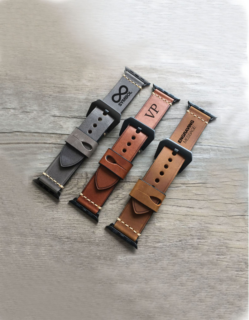 epsom leather strap watch - Shop talos-w-leather Watchbands - Pinkoi