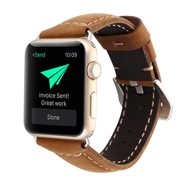 Brown Apple Watch Band