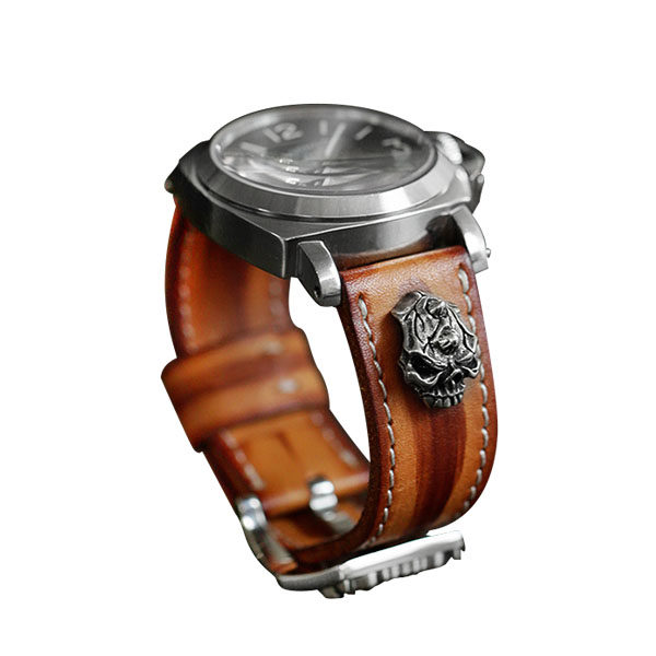 Luxury Premium Leather Watch Band Strap Tan