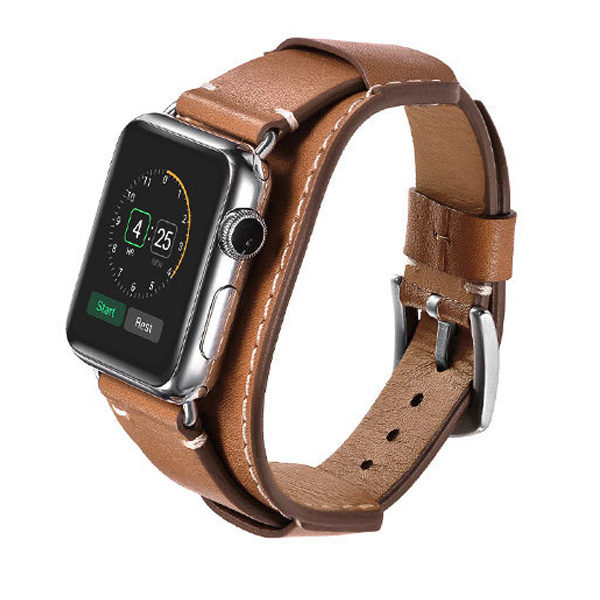 Brown Apple Watch Cuff