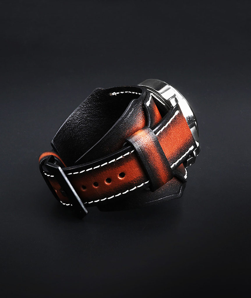 epsom leather strap watch - Shop talos-w-leather Watchbands - Pinkoi