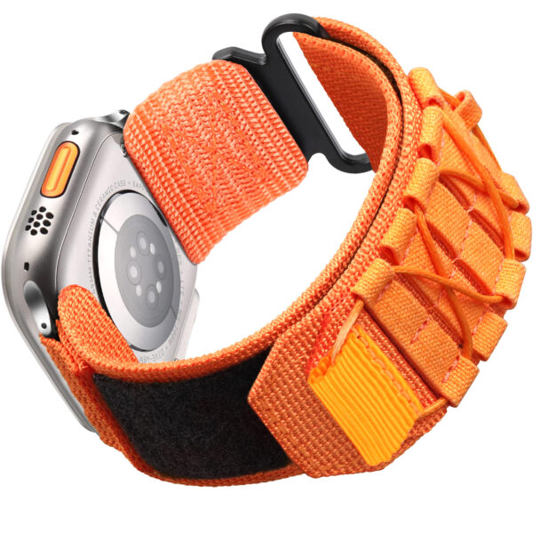 Braided Solo Loop Apple Watch Band Orange